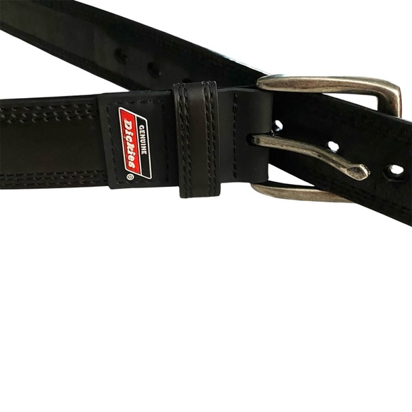 Genuine Dickies Black Synthetic Leather Everyday Casual Belt Size 34/86 - Picture 1 of 5